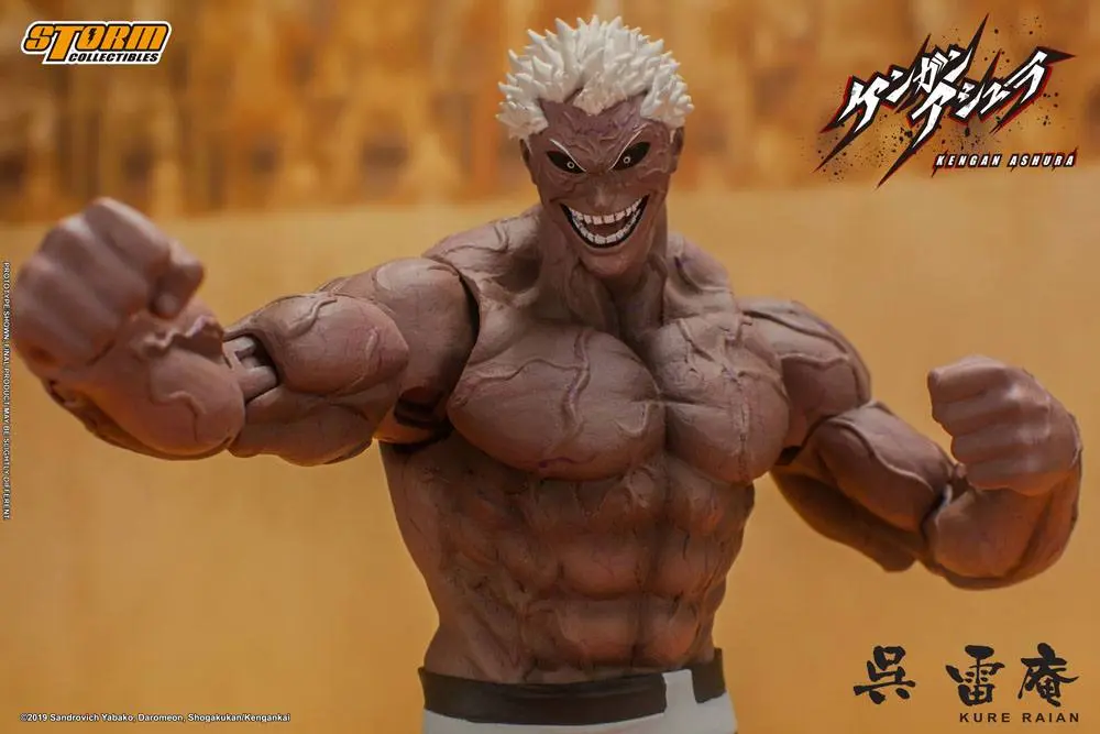 Kengan Ashura 1/12 Kure Raian akciófigura 18 cm termékfotó