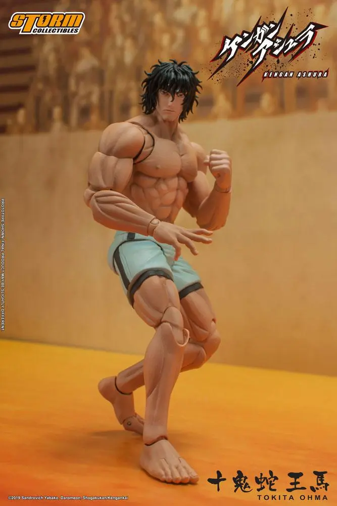 Kengan Ashura 1/12 Tokita Ohma akciófigura 18 cm termékfotó