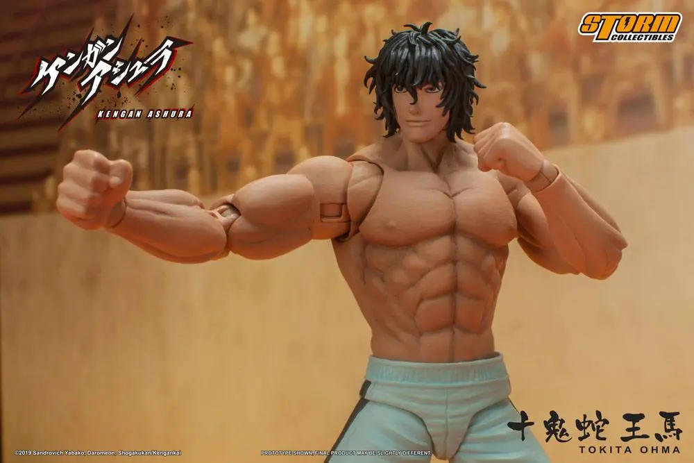 Kengan Ashura 1/12 Tokita Ohma akciófigura 18 cm termékfotó