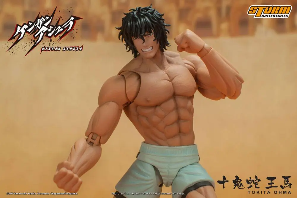 Kengan Ashura 1/12 Tokita Ohma akciófigura 18 cm termékfotó