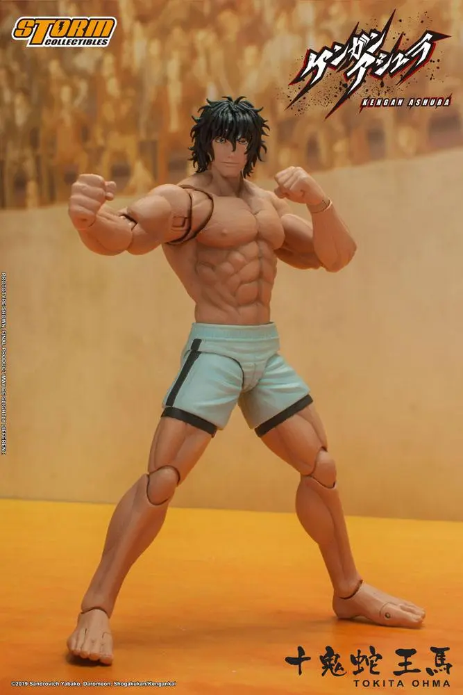 Kengan Ashura 1/12 Tokita Ohma akciófigura 18 cm termékfotó