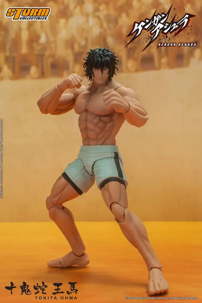 Kengan Ashura 1/12 Tokita Ohma akciófigura 18 cm termékfotó