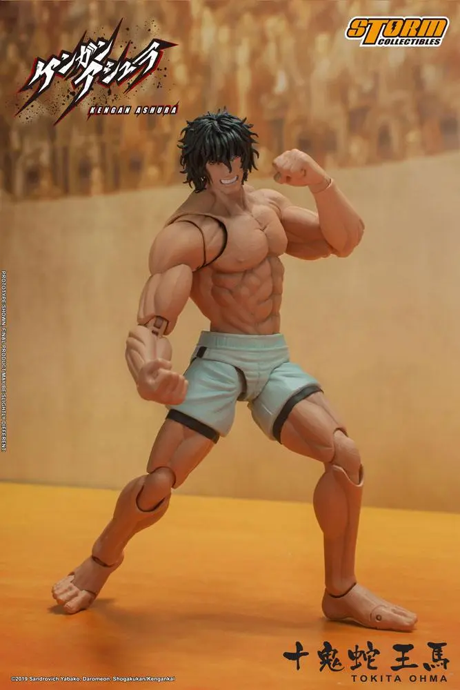 Kengan Ashura 1/12 Tokita Ohma akciófigura 18 cm termékfotó