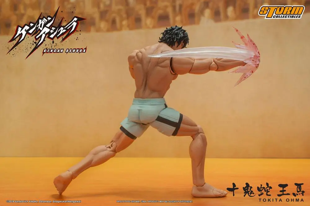 Kengan Ashura 1/12 Tokita Ohma akciófigura 18 cm termékfotó