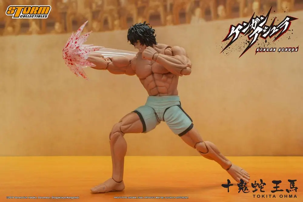 Kengan Ashura 1/12 Tokita Ohma akciófigura 18 cm termékfotó