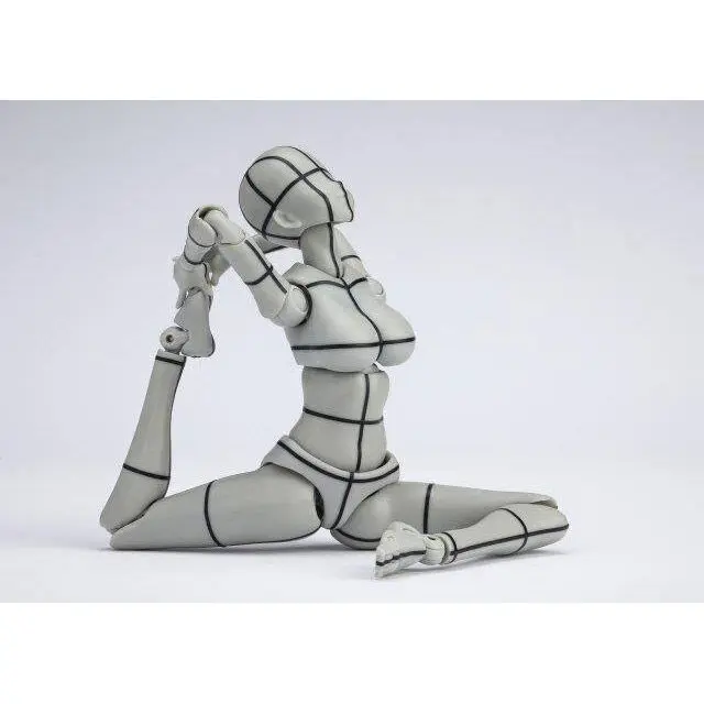 Kentaro Yabuki Deluxe Mujer Wireframe Grey Body Chan SH Figuarts figura 13cm termékfotó