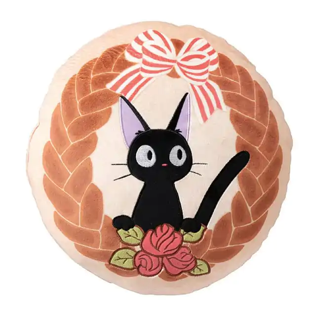 Kiki's Delivery Service Pillow Jiji Bread Wreath 35 x 35 cm termékfotó