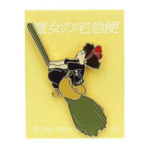 Kiki's Delivery Service Jiji Broom kitűző termékfotó