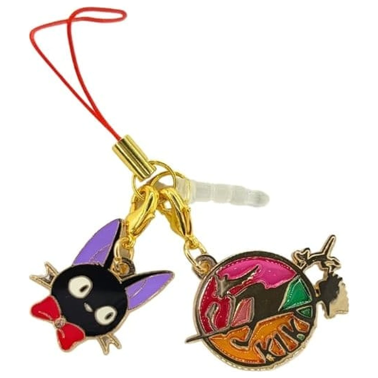 Kiki's Delivery Service kulcstartó Stained Glass Style Jiji Gold termékfotó