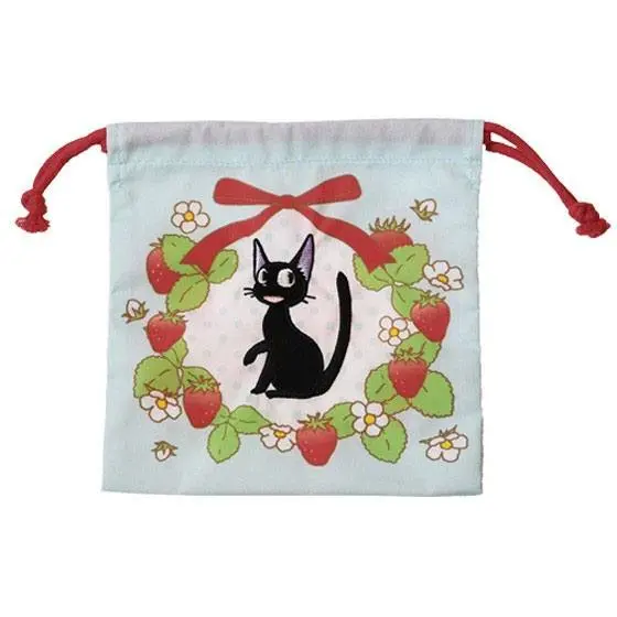 Kiki's Delivery Service szennyestartó táska Jiji &amp; strawberries 20 x 19 cm termékfotó