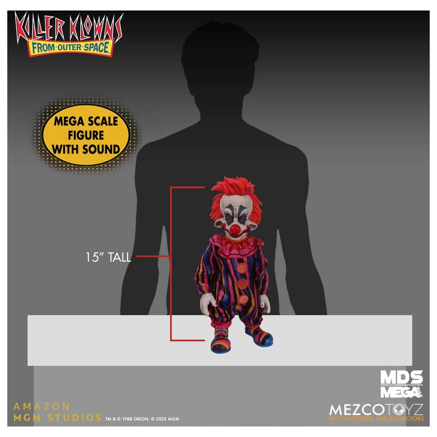 Killer Klowns from Outer Space MDS Mega Scale Doll Rudy 38 cm termékfotó