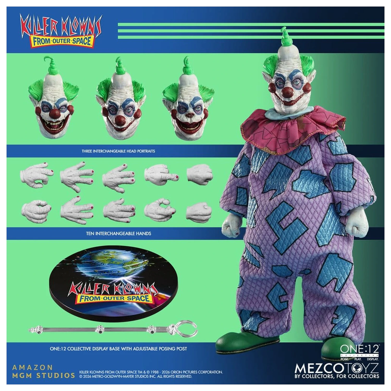 Killer Klowns From Outer Space One:12 Collective akciófigura 1/12 Jumbo 17 cm termékfotó