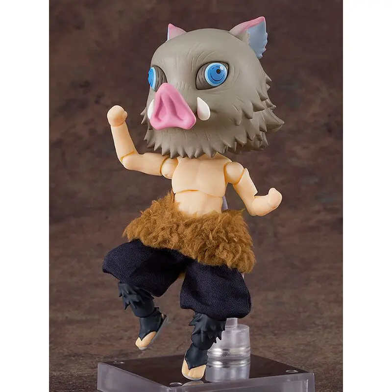 Demon Slayer Kimetsu No Yaiba Inoshuke Hashibira Nendoroid Doll figura 14cm termékfotó