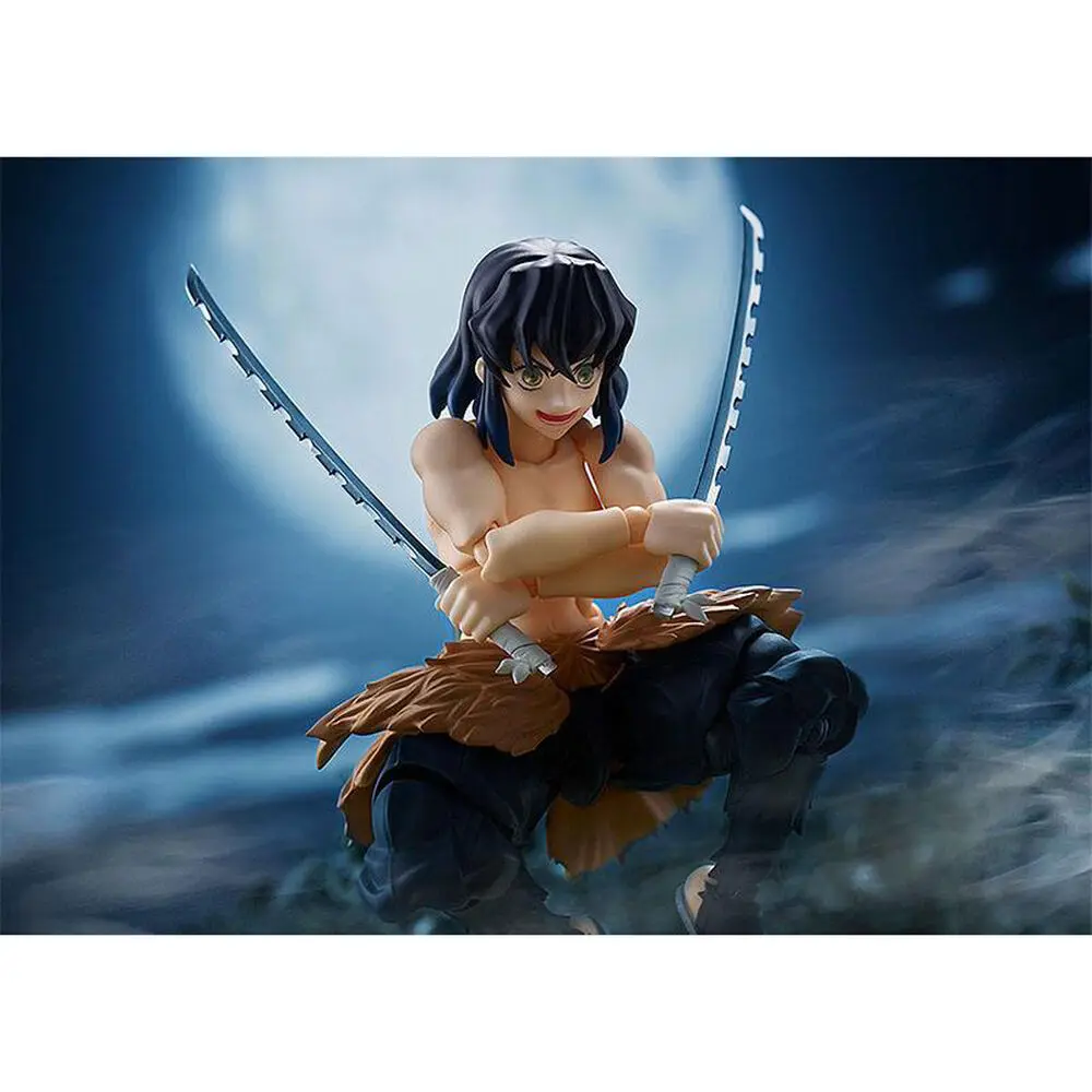Demon Slayer Kimetsu No Yaiba Inosuke Hashibira Figma figura 14cm termékfotó