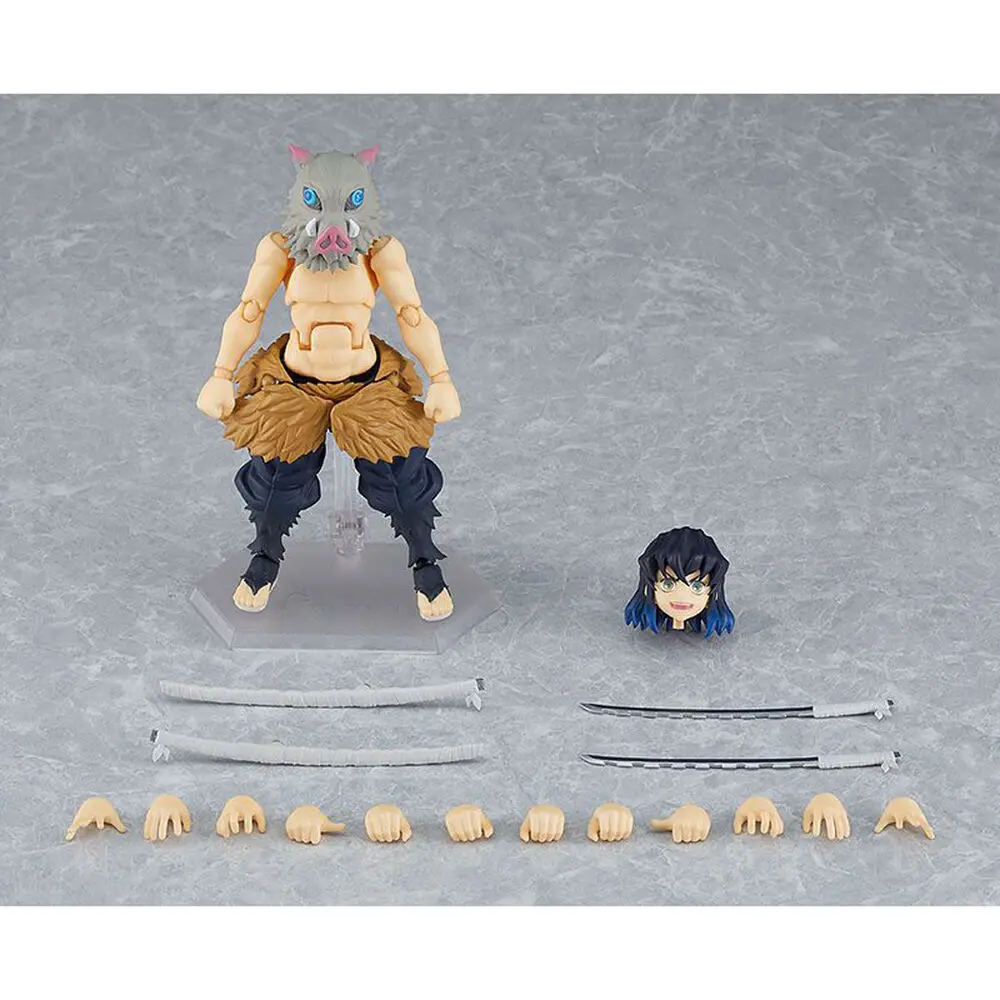 Demon Slayer Kimetsu No Yaiba Inosuke Hashibira Figma figura 14cm termékfotó