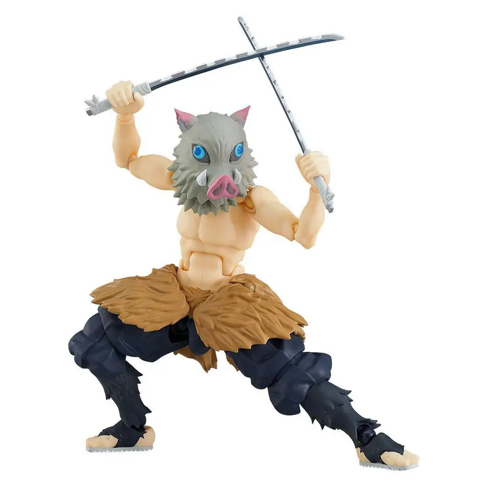 Demon Slayer Kimetsu No Yaiba Inosuke Hashibira Figma figura 14cm termékfotó