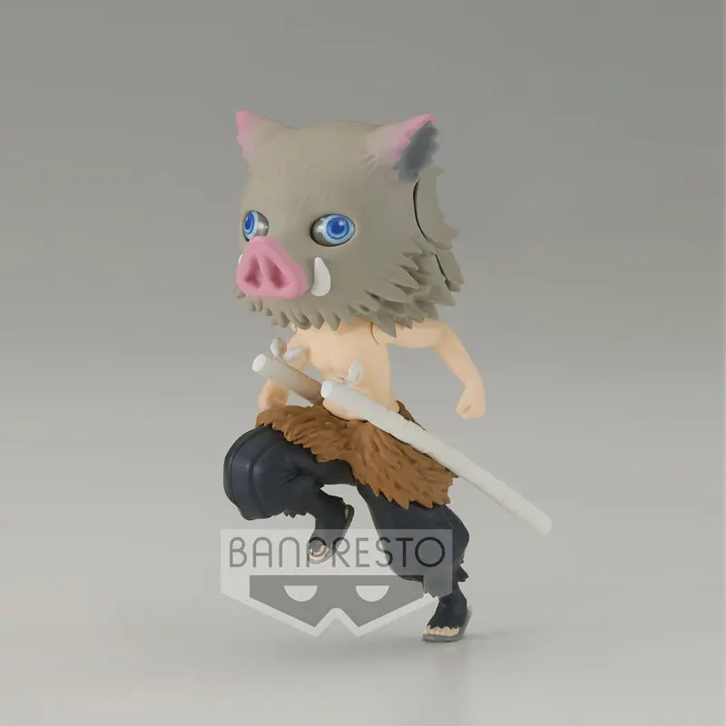 Demon Slayer Kimetsu No Yaiba Inosuke Hashibira Q posket petit figura 7cm termékfotó