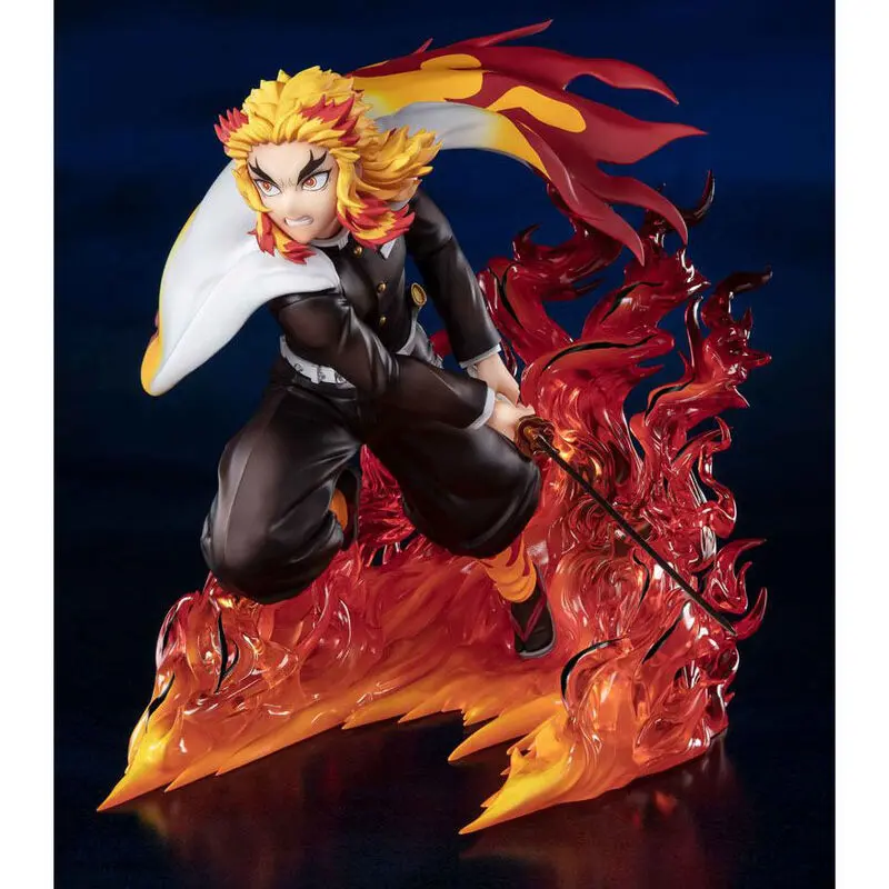 Demon Slayer Kimetsu No Yaiba Kyojuro Rengoku Flame Hashira figuarts zero figura 15cm termékfotó