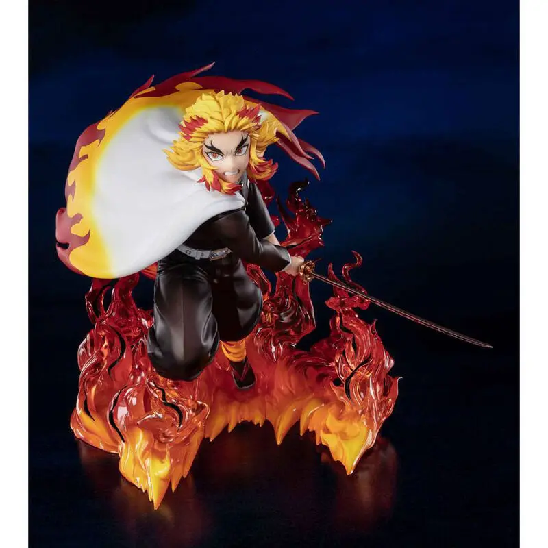 Demon Slayer Kimetsu No Yaiba Kyojuro Rengoku Flame Hashira figuarts zero figura 15cm termékfotó