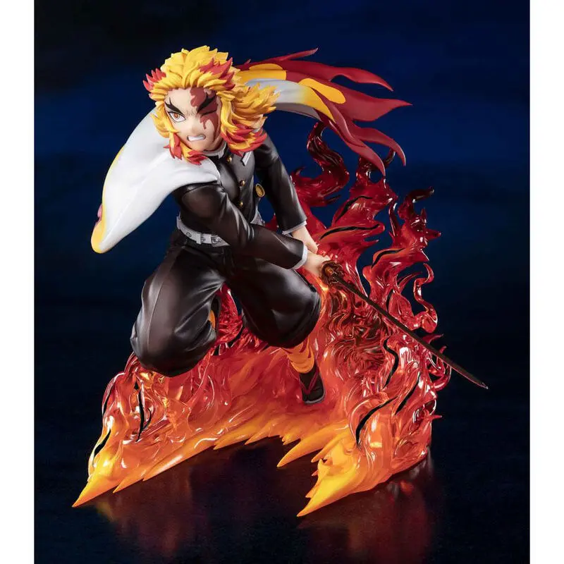 Demon Slayer Kimetsu No Yaiba Kyojuro Rengoku Flame Hashira figuarts zero figura 15cm termékfotó