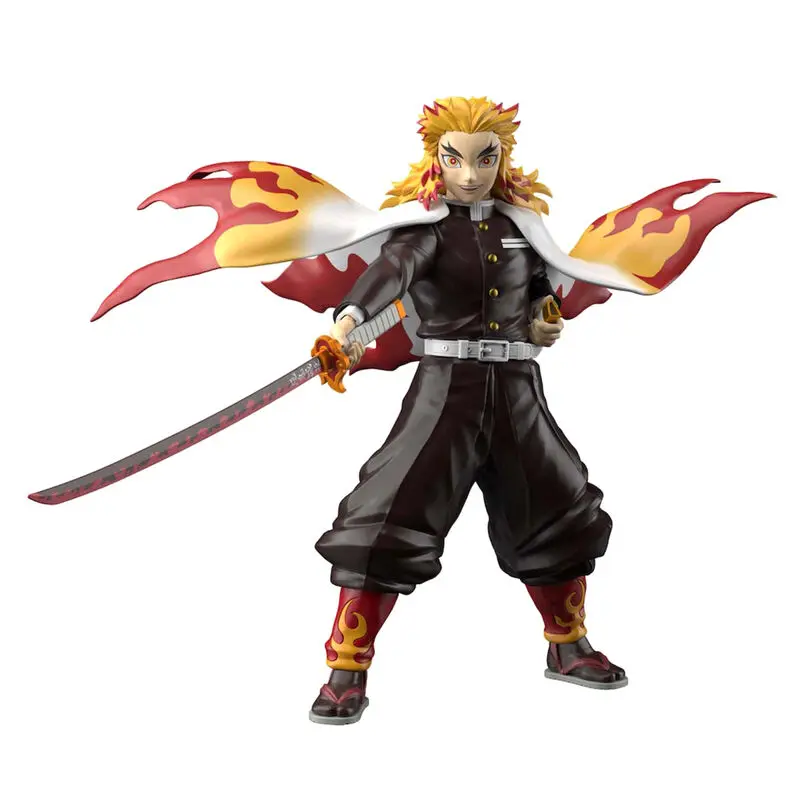 Demon Slayer Kimetsu No Yaiba Kyojuro Rengoku modell készlet figura termékfotó