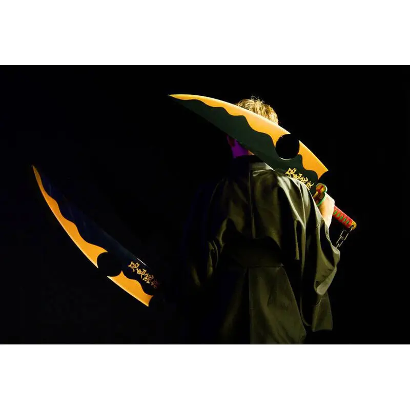 Demon Slayer: Kimetsu no Yaiba Proplica 1/1 ABS Plastic Nichirin Swords (Tengen Uzui) replika 110 cm termékfotó