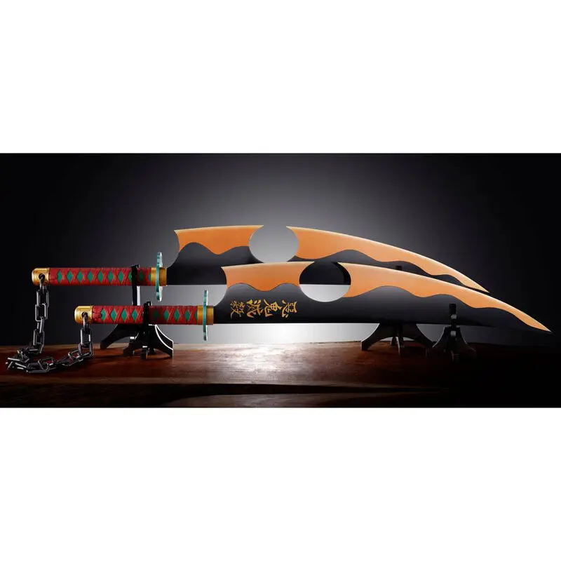 Demon Slayer: Kimetsu no Yaiba Proplica 1/1 ABS Plastic Nichirin Swords (Tengen Uzui) replika 110 cm termékfotó