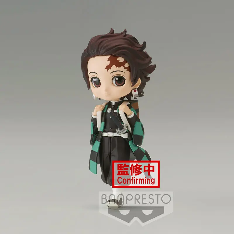 Demon Slayer Kimetsu No Yaiba Tanjiro Kamado Q posket petit figura 7cm termékfotó