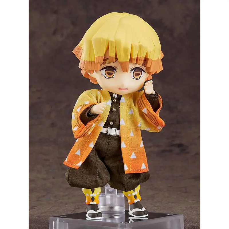 Demon Slayer Kimetsu No Yaiba Zenitsu Agatsuma Nendoroid Doll figura 14cm termékfotó