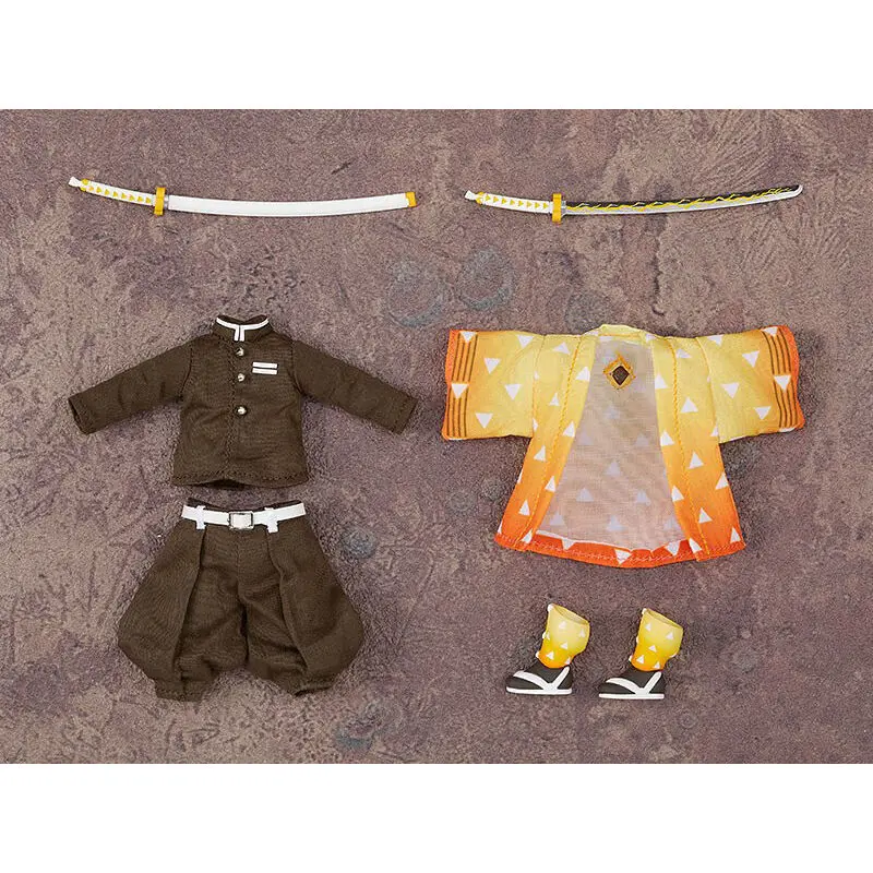 Demon Slayer Kimetsu No Yaiba Zenitsu Agatsuma Nendoroid Doll figura 14cm termékfotó