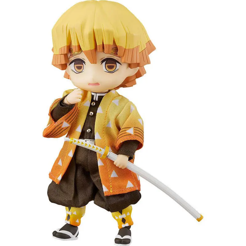 Demon Slayer Kimetsu No Yaiba Zenitsu Agatsuma Nendoroid Doll figura 14cm termékfotó