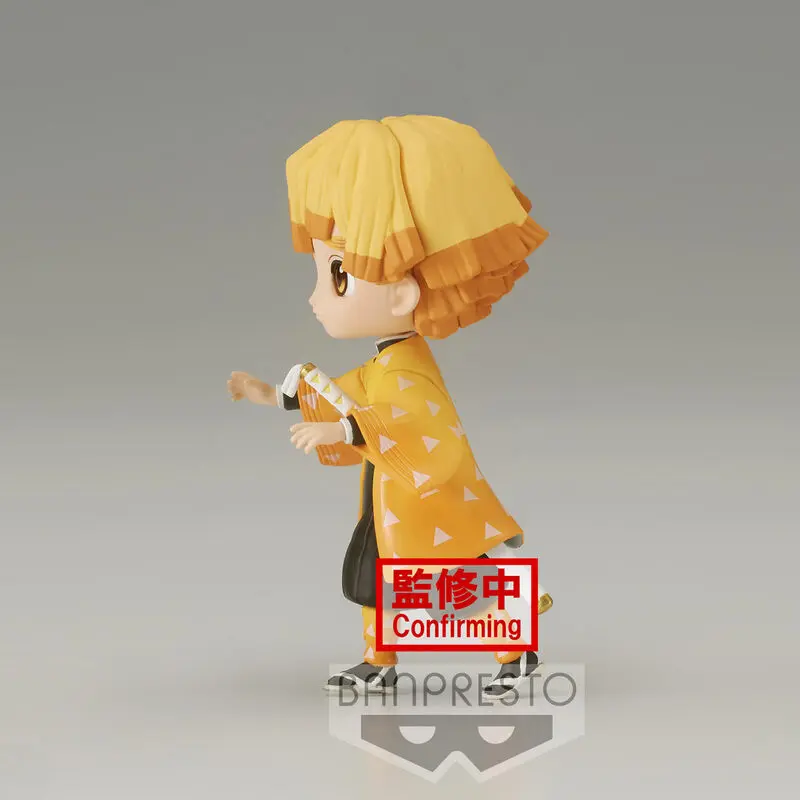 Demon Slayer Kimetsu No Yaiba Zenitsu Agatsuma Q posket petit figura 7cm termékfotó