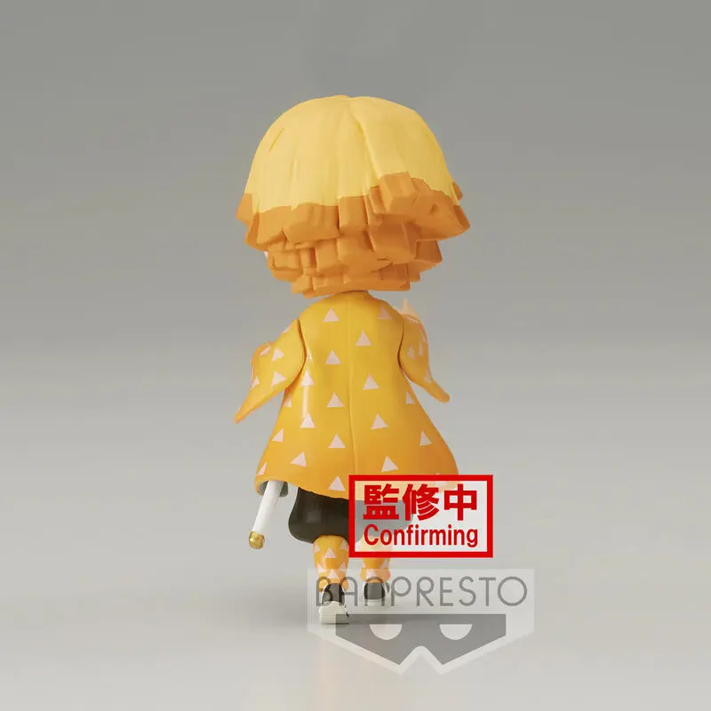 Demon Slayer Kimetsu No Yaiba Zenitsu Agatsuma Q posket petit figura 7cm termékfotó