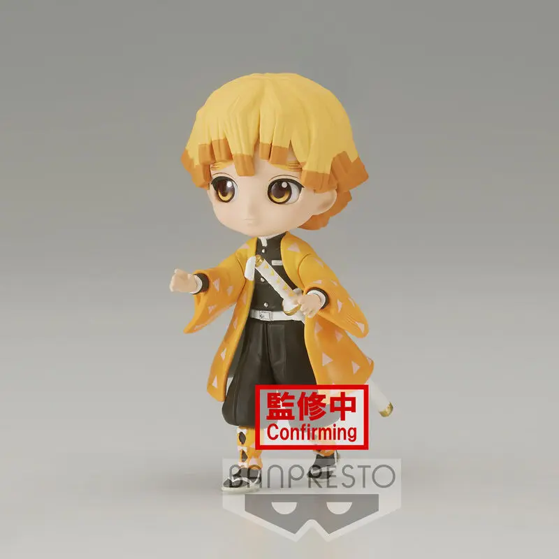 Demon Slayer Kimetsu No Yaiba Zenitsu Agatsuma Q posket petit figura 7cm termékfotó