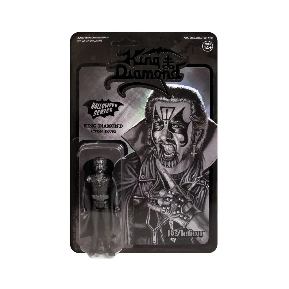 King Diamond ReAction Black-On-Black Metal King Diamond akciófigura 10 cm termékfotó