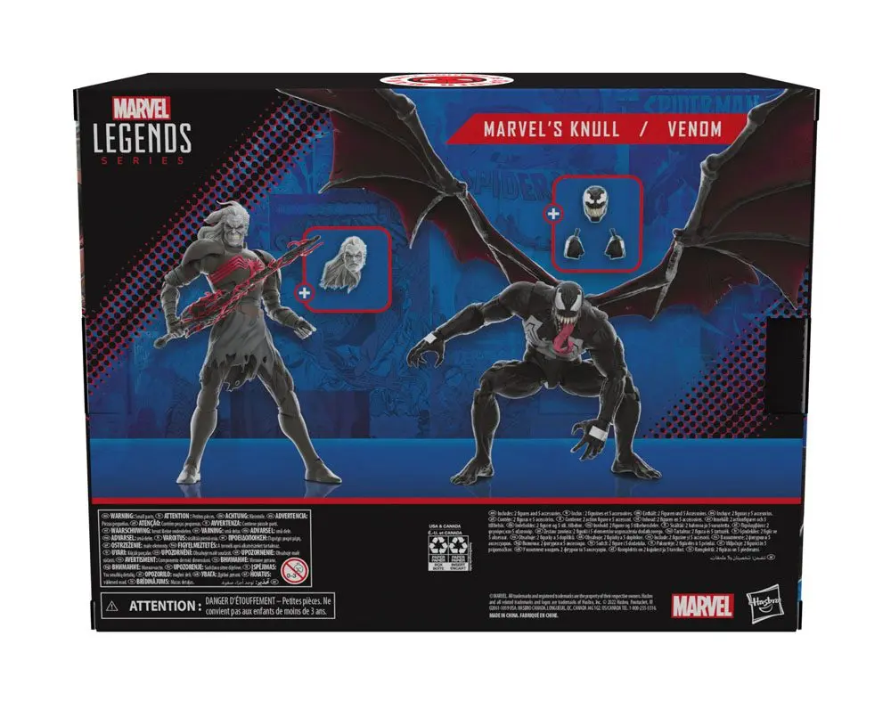 King in Black Marvel Legends Action Figure 2-Pack 2022 Marvel's Knull & Venom 15 cm termékfotó