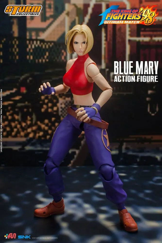 King of Fighters '98: Ultimate Match 1/12 Blue Mary akciófigura 17 cm termékfotó