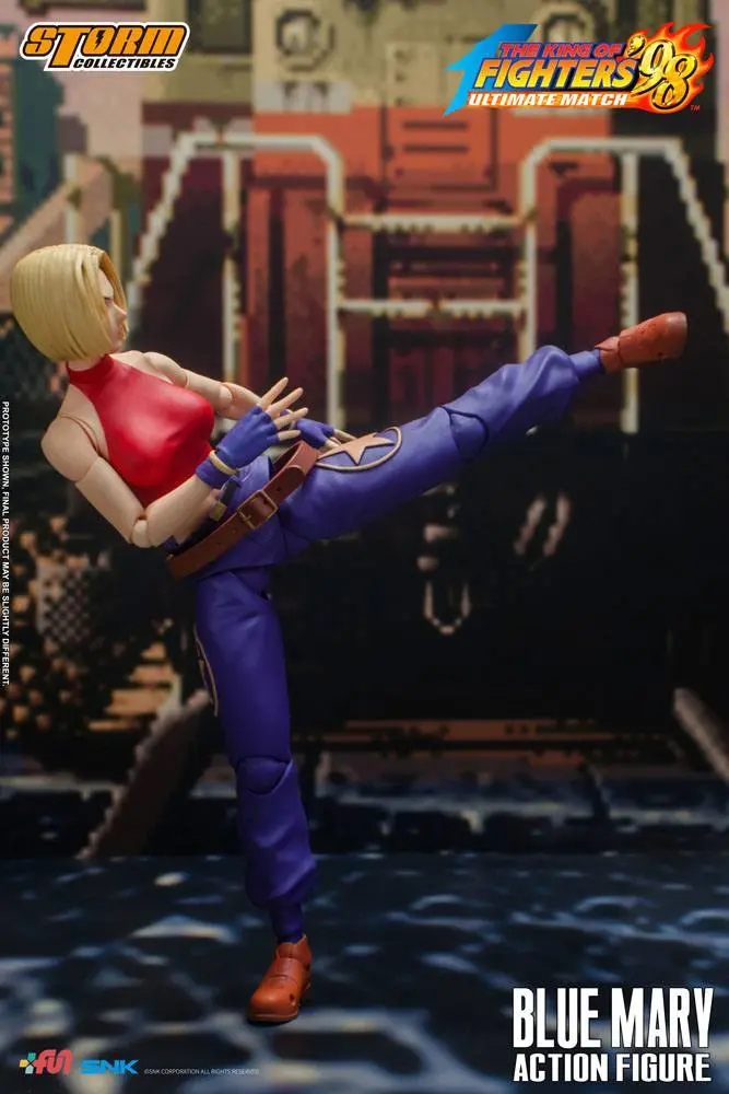 King of Fighters '98: Ultimate Match 1/12 Blue Mary akciófigura 17 cm termékfotó