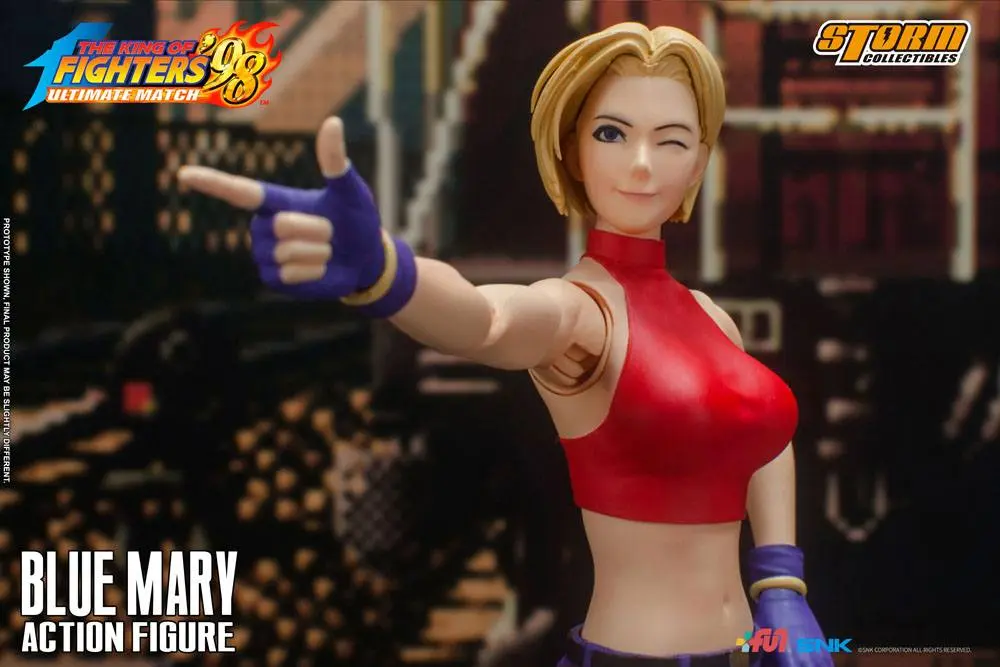 King of Fighters '98: Ultimate Match 1/12 Blue Mary akciófigura 17 cm termékfotó