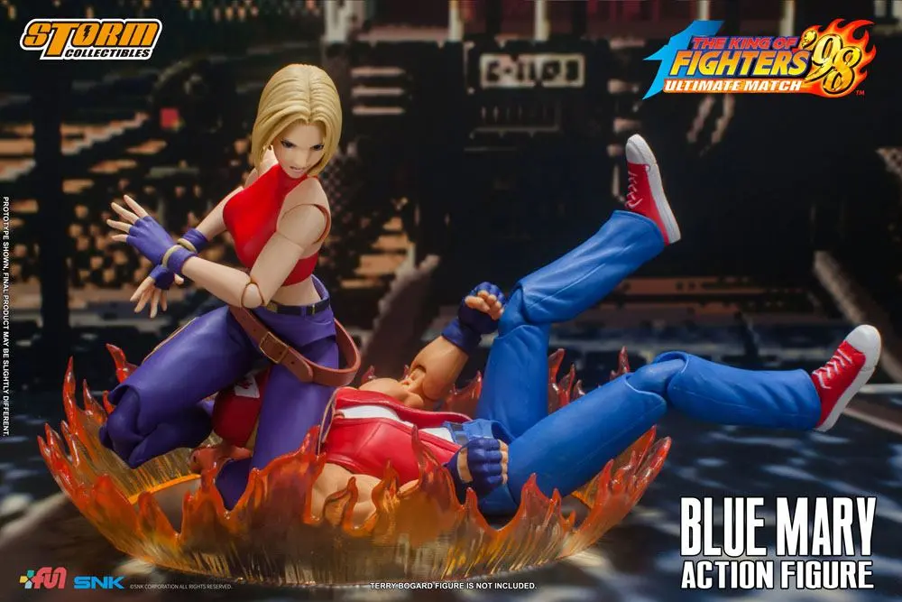 King of Fighters '98: Ultimate Match 1/12 Blue Mary akciófigura 17 cm termékfotó