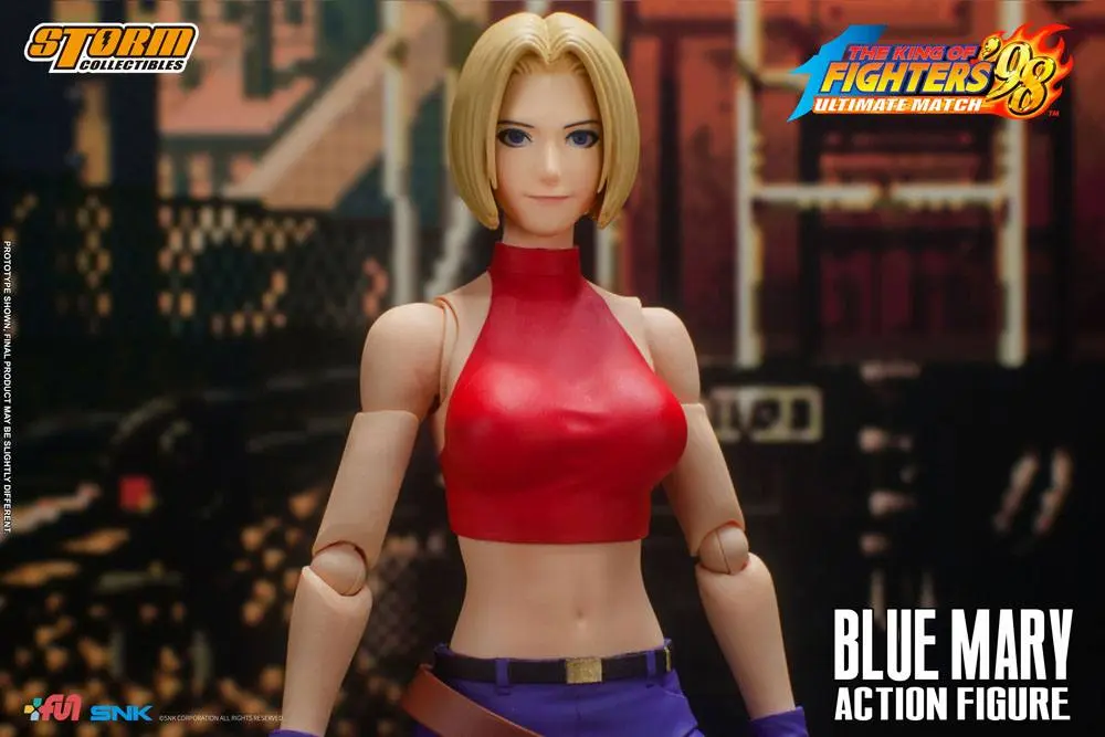 King of Fighters '98: Ultimate Match 1/12 Blue Mary akciófigura 17 cm termékfotó