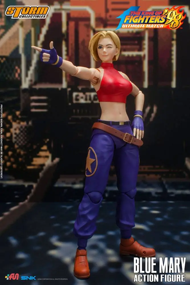 King of Fighters '98: Ultimate Match 1/12 Blue Mary akciófigura 17 cm termékfotó