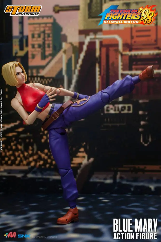 King of Fighters '98: Ultimate Match 1/12 Blue Mary akciófigura 17 cm termékfotó