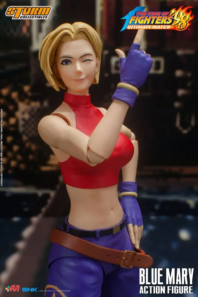 King of Fighters '98: Ultimate Match 1/12 Blue Mary akciófigura 17 cm termékfotó