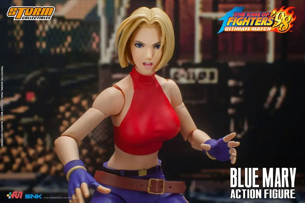 King of Fighters '98: Ultimate Match 1/12 Blue Mary akciófigura 17 cm termékfotó