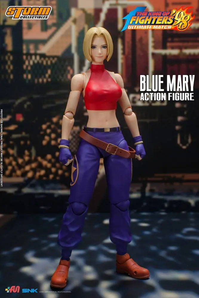King of Fighters '98: Ultimate Match 1/12 Blue Mary akciófigura 17 cm termékfotó