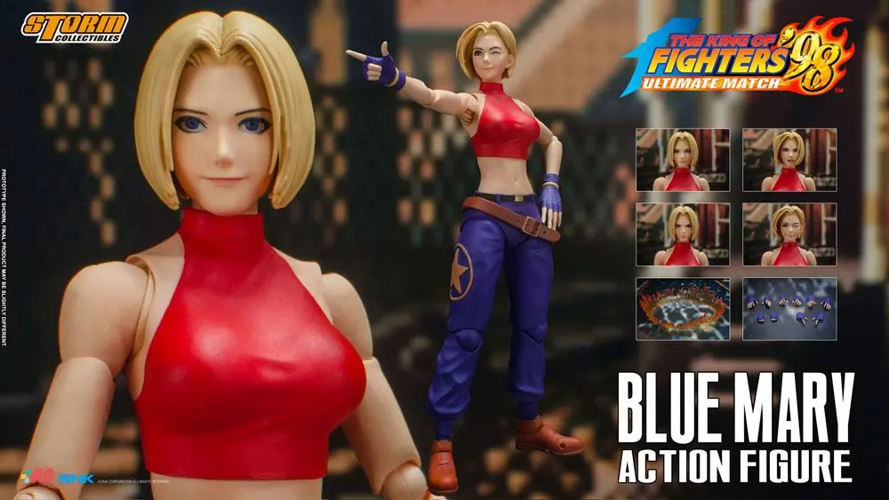 King of Fighters '98: Ultimate Match 1/12 Blue Mary akciófigura 17 cm termékfotó