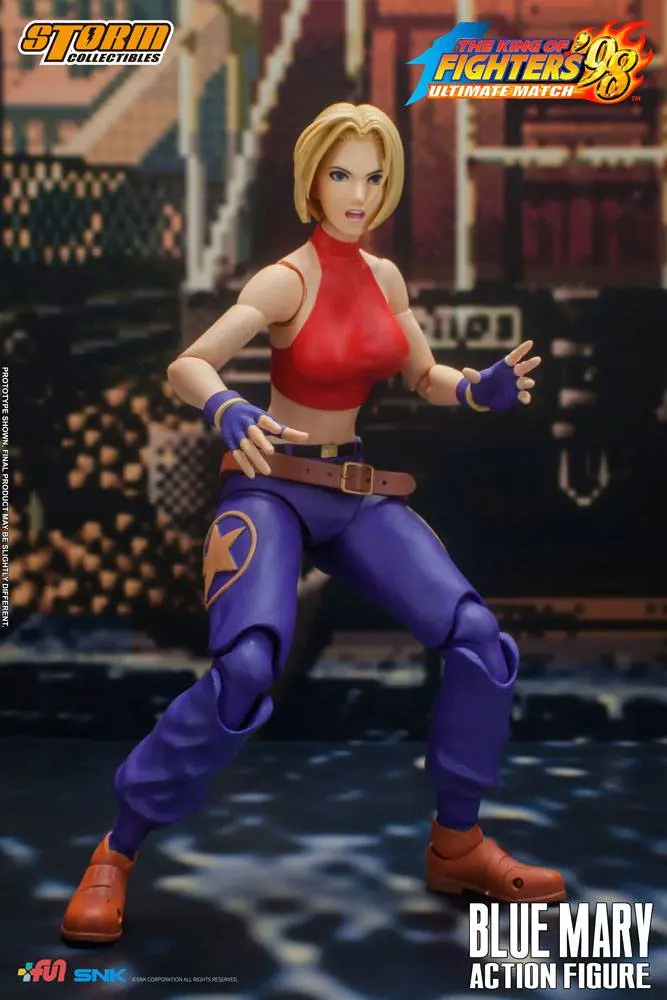 King of Fighters '98: Ultimate Match 1/12 Blue Mary akciófigura 17 cm termékfotó