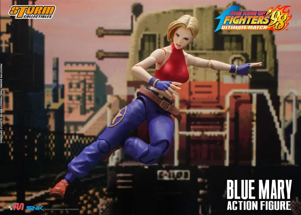 King of Fighters '98: Ultimate Match 1/12 Blue Mary akciófigura 17 cm termékfotó