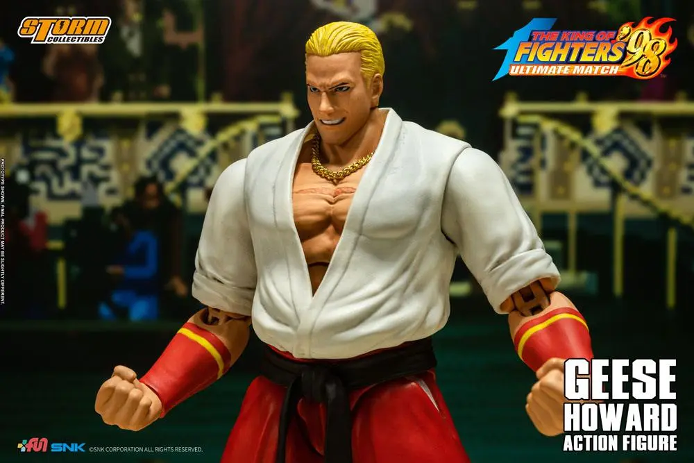 King of Fighters '98: Ultimate Match 1/12 Geese Howard akciófigura 18 cm termékfotó